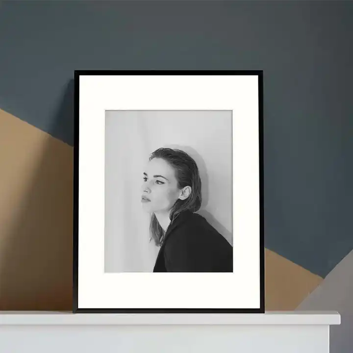 Customized Aluminum Photo Frame Black Metal Picture Frame