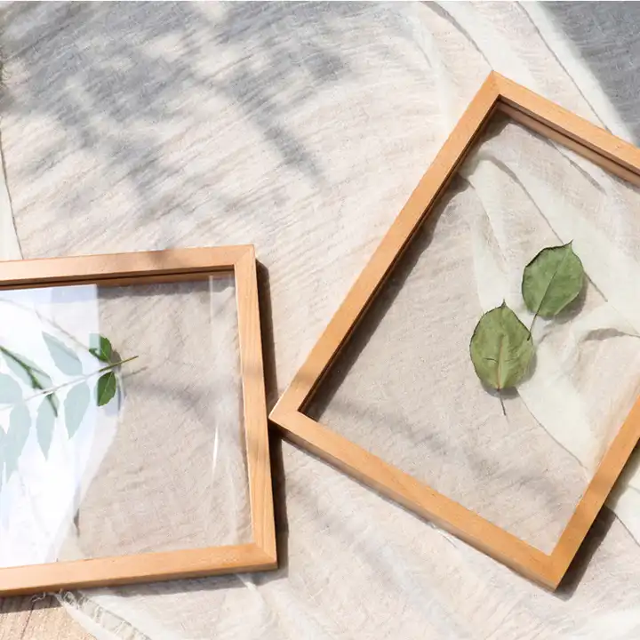 Wholesale Dried Flowers Plants Photo Frame Solid Wood Picture Frame