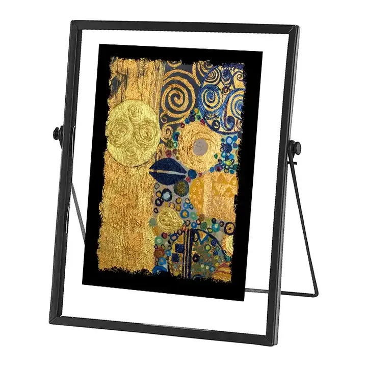 Custom Metal Photo Frame Picture Frame with Double-Sided Glass