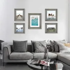 Customized Wood Grain Picture Frame Pine Wood Photo Frame