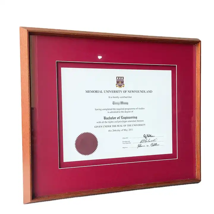 Customized Certificate Picture Frame Solid Wooden Photo Frame