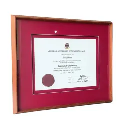 Customized Certificate Picture Frame Solid Wooden Photo Frame