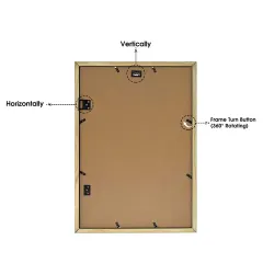 Custom Black Photo Frame Wood Collage Frame with Real Glass