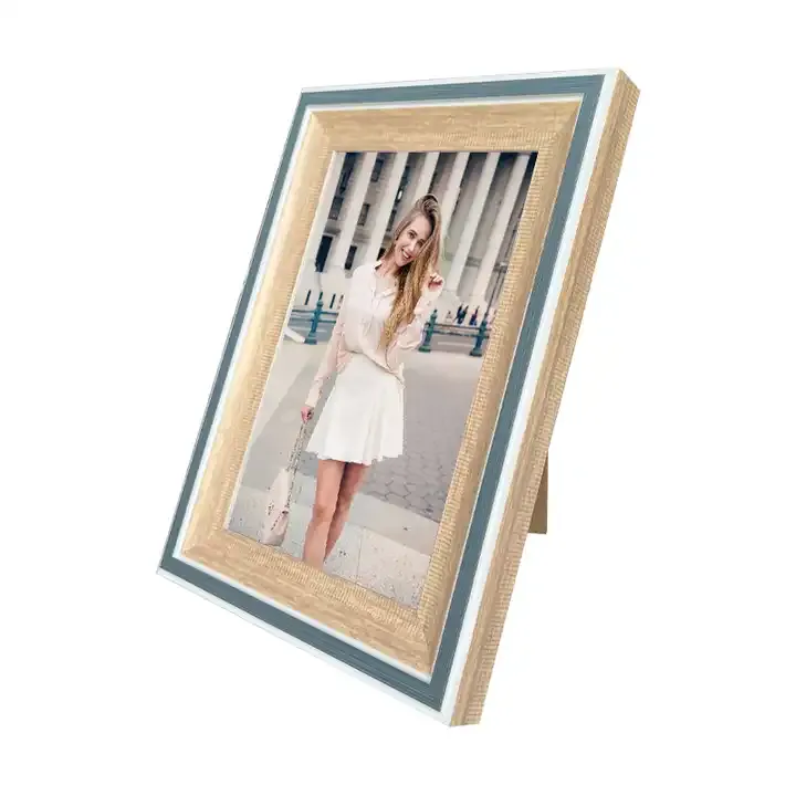 Custom Wood Photo Frame High Definition Glass Photo Frame