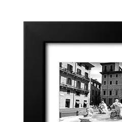Custom Collage Picture Frame with Five Openings, Solid Wood Photo Frame
