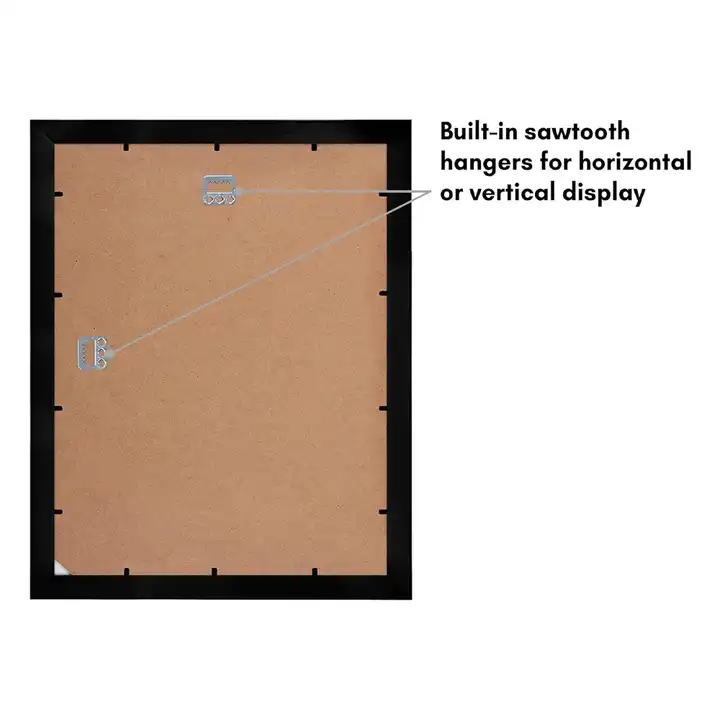 Custom Collage Picture Frame with Five Openings, Solid Wood Photo Frame