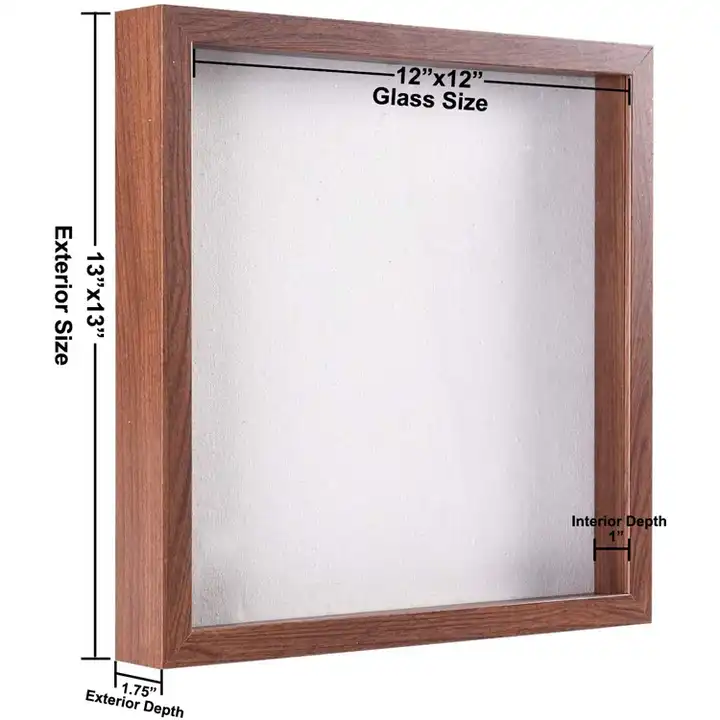 Wholesale Photo Display Shadow Box, Shadow Box Photo Frame with Linen Back