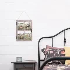 Wholesale Wood Photo Frame with White Mat Collage Picture Frame