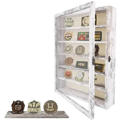 Custom Medals Shadow Box, Removable Shadow Box Frame for Collector