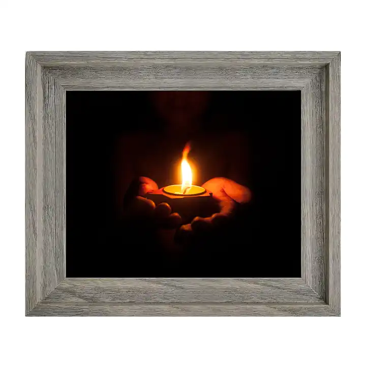 Customized Wood Grain Picture Frame Pine Wood Photo Frame