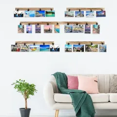 Custom Bar Message Board Photo Frame, Easy to Paste Wood Picture Frame