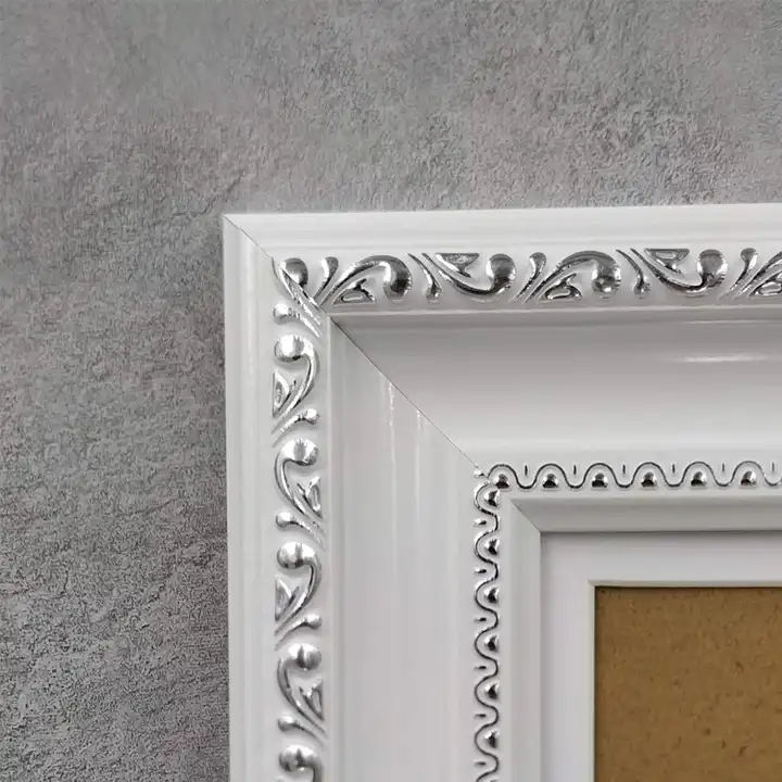 Customized PS Picture Frame Lace European Wide Side Photo Frame