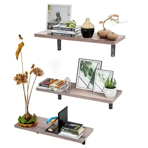 Wholesale Countryside Floating Shelves Wood Floating Wall Shelves