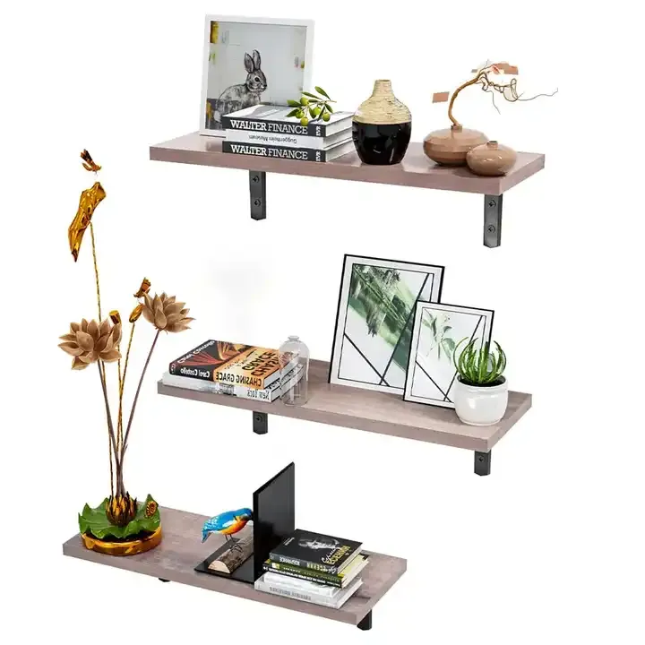 Wholesale Countryside Floating Shelves Wood Floating Wall Shelves