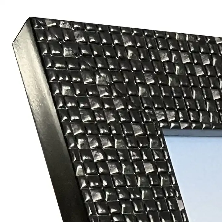 Custom Black Plastic Picture Frame PS Plastic Photo Frame