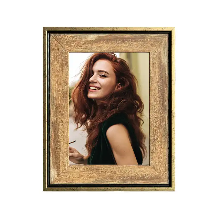 Customized PS Plastic Photo Frame Rustic Picture Frame
