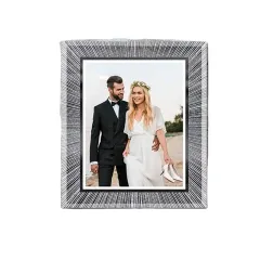 Customized Glass Picture Frame Radial Texture Photo Frame