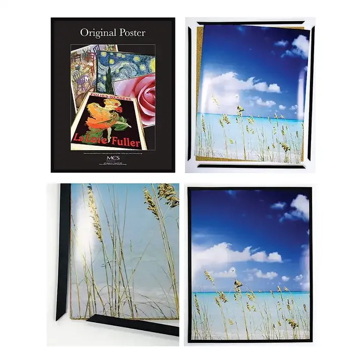 Custom Plastic Photo Frame 11x14", 12x16", 16x20", 18x24", 24x36" Picture Frame