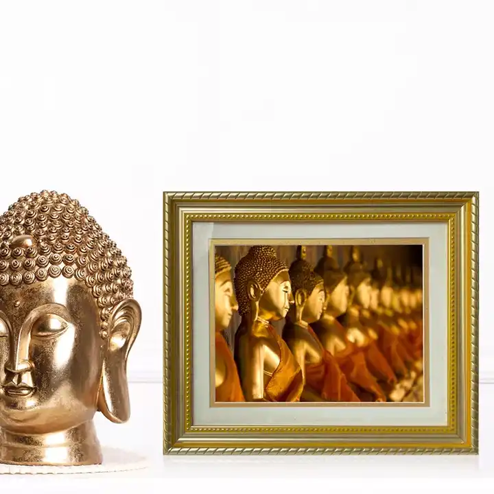 Customized Gold Plastic Picture Frame Luxury Photo Frame