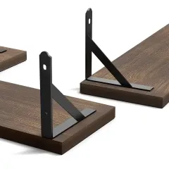 Custom Corner Floating Shelves Wood Wall Shelves