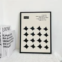 Custom Black and White Prints Wall Art, Canvas Wall Artwork