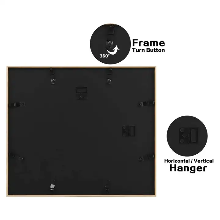 Wholesale 7-Openings Collage Picture Frame Plastic Photo Frame
