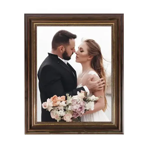 Customized Plastic Picture Frame Bead Point PS Photo Frame