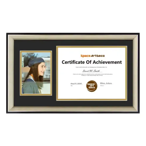 Custom Diploma Frame Plastic Photo Frame for Graduate Meaningful Graduation Gifts