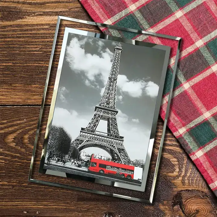Custom Picture Frame Clear Glass Photo Frame