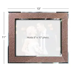 Wholesale Glass Picture Frame Sparkle Mirror Edge Photo Frame