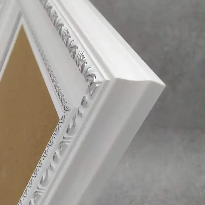 Customized PS Picture Frame Lace European Wide Side Photo Frame