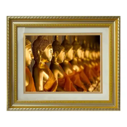 Customized Gold Plastic Picture Frame Luxury Photo Frame