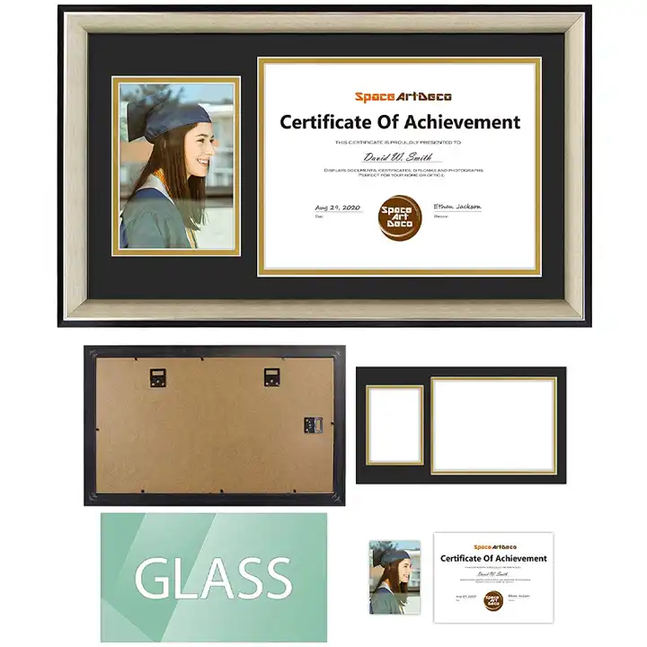 Custom Diploma Frame Plastic Photo Frame for Graduate Meaningful Graduation Gifts