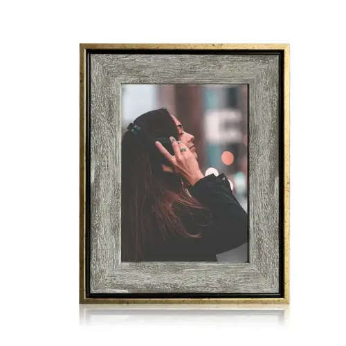 Customized PS Plastic Photo Frame Rustic Picture Frame