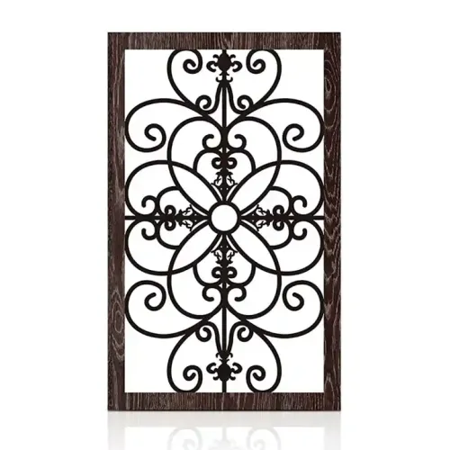 Wholesale Rustic Wood Wall Decor Hollow Carved Wall Art Farmhouse Hanging Decor