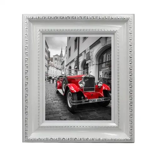 Customized PS Picture Frame Lace European Wide Side Photo Frame