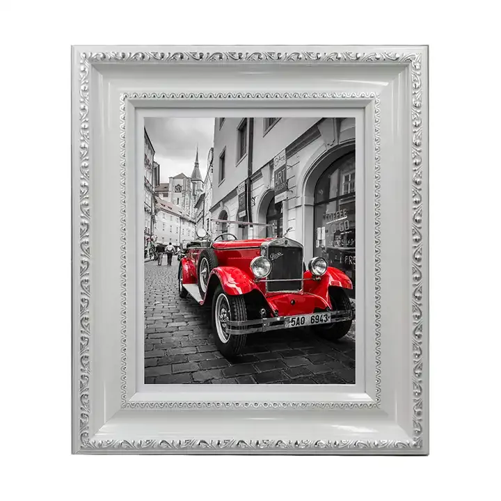 Customized PS Picture Frame Lace European Wide Side Photo Frame