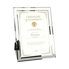 Wholesale Crushed Diamond Wedding Photo Frame Crystal Silver Glass Picture Frame