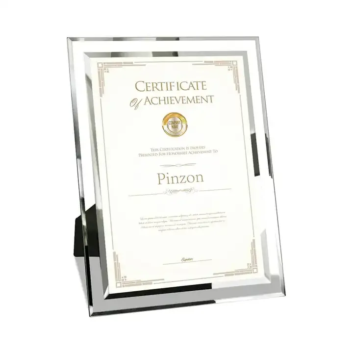Wholesale Crushed Diamond Wedding Photo Frame Crystal Silver Glass Picture Frame