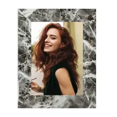 Customized Marble Texture Picture Frame PS Plastic Photo Frame