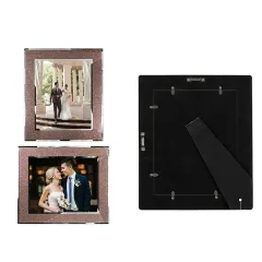 Wholesale Glass Picture Frame Sparkle Mirror Edge Photo Frame