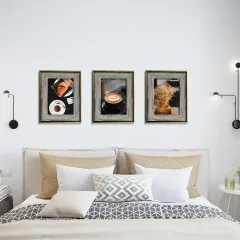 Customized PS Plastic Photo Frame Rustic Picture Frame