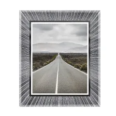 Customized Glass Picture Frame Radial Texture Photo Frame