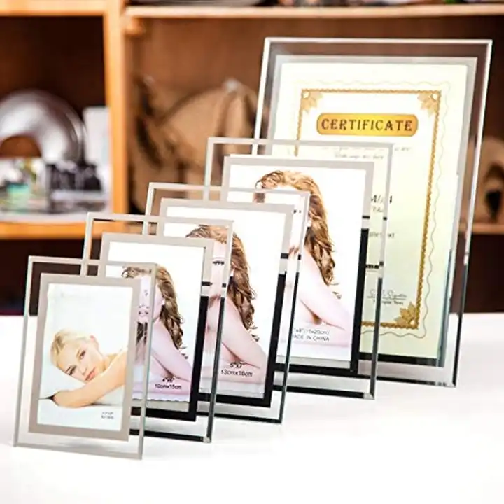 Wholesale Shiny Glass Photo Frame Certificate Picture Frame