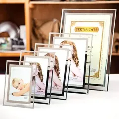 Wholesale Shiny Glass Photo Frame Certificate Picture Frame