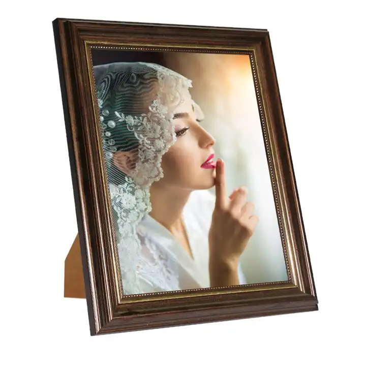 Customized Plastic Picture Frame Bead Point PS Photo Frame