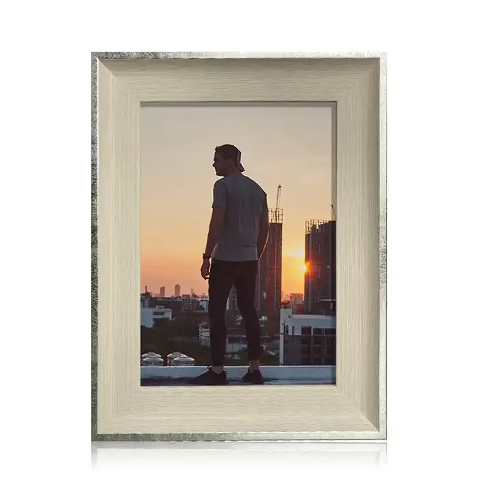 Wholesale Rustic Plastic Photo Frame PS Picture Frame