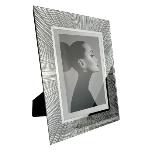 Custom Glass Photo Frame Textured Picture Frame