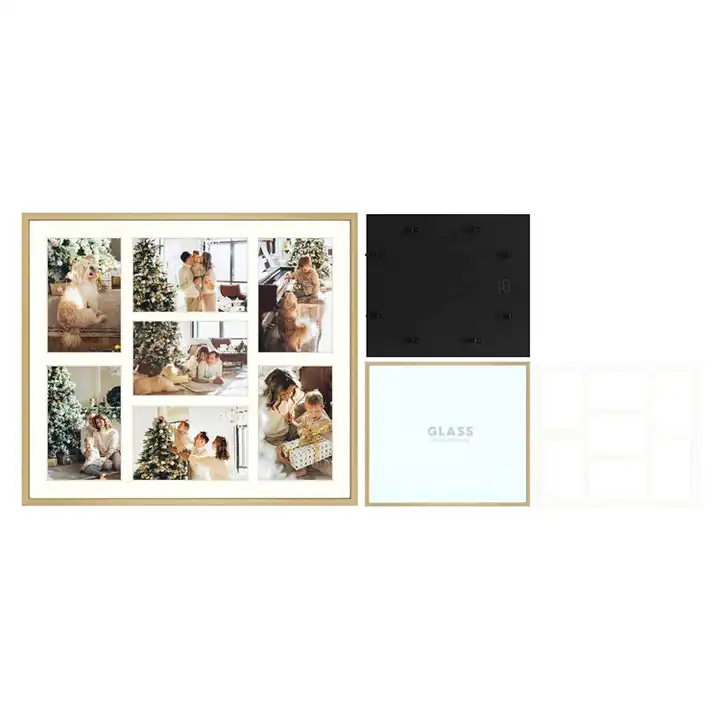 Wholesale 7-Openings Collage Picture Frame Plastic Photo Frame