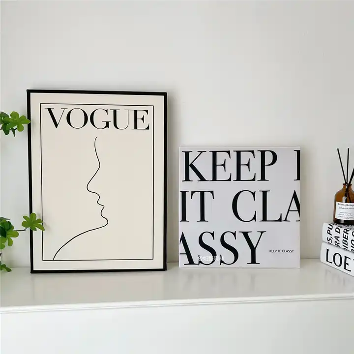 Custom Black and White Prints Wall Art, Canvas Wall Artwork
